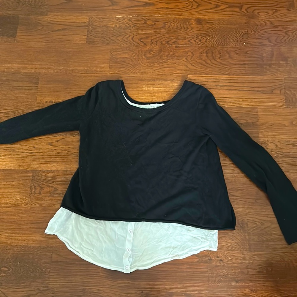 Layered sweater